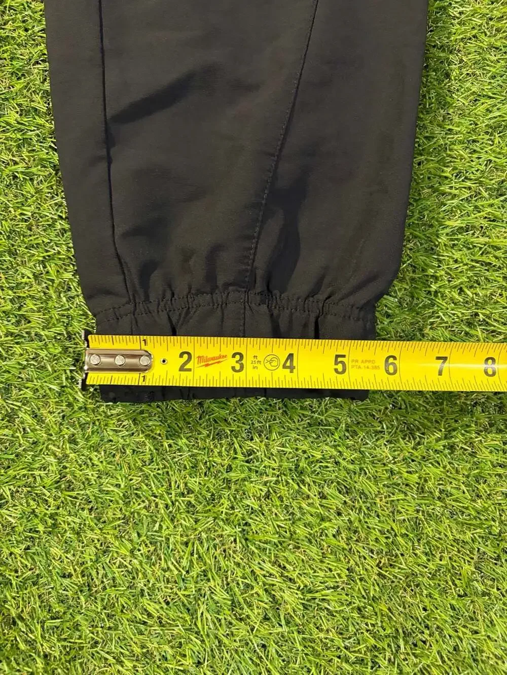 Reebok Men's Black Athletic Woven Jogger Track Pants
